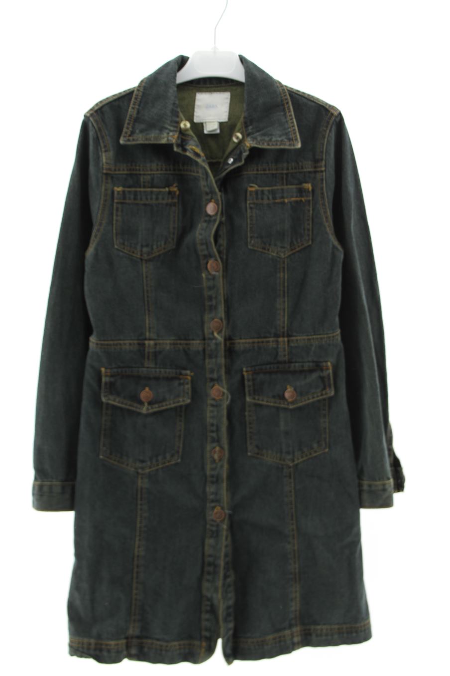 Abrigo de Zara de la talla 14 años de denim de segunda mano