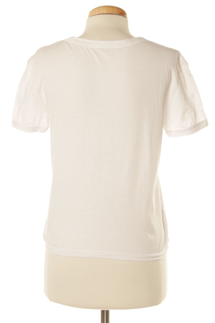 Camiseta de Zara de la talla S, de color blanco
