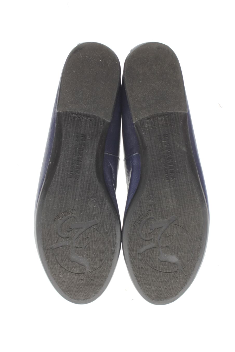 Zapatos planos de Hispanitas de la talla 39, de color azul marino de