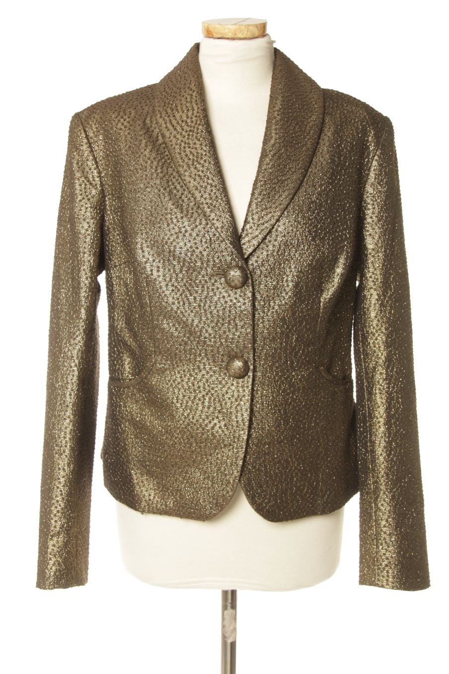 Blazer Roberto Torretta de la taille 42, de couleur doré