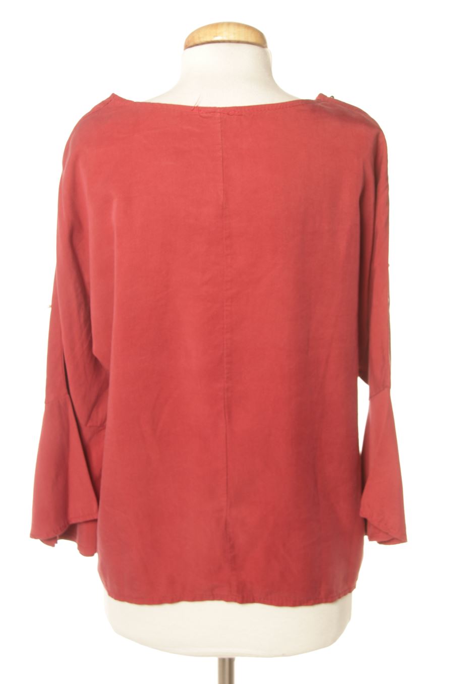 Blouse à manches longues Made in italy de la taille M, de couleur bordeaux