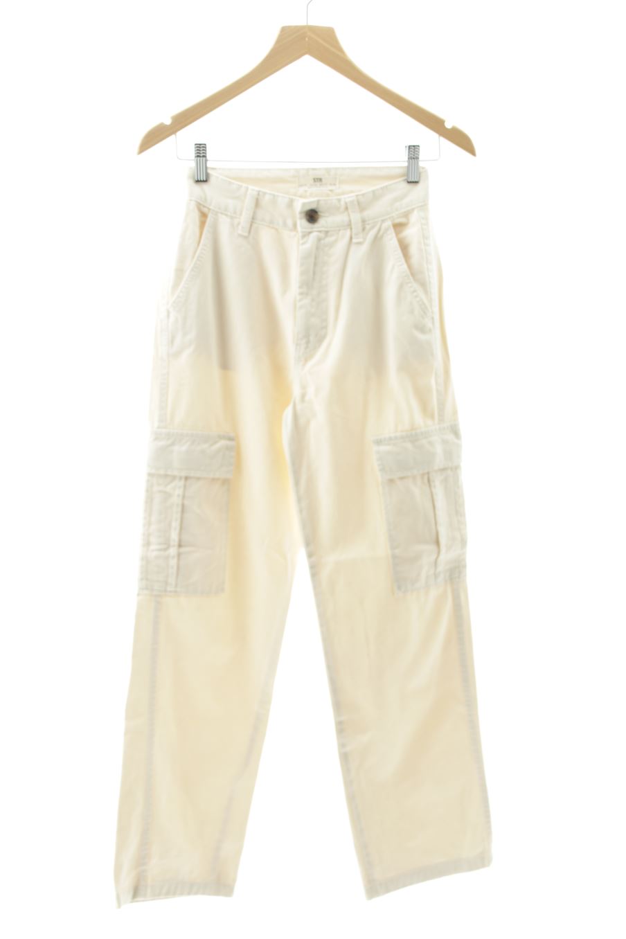 Jeans Stradivarius de la taille 34, de couleur beige de denim