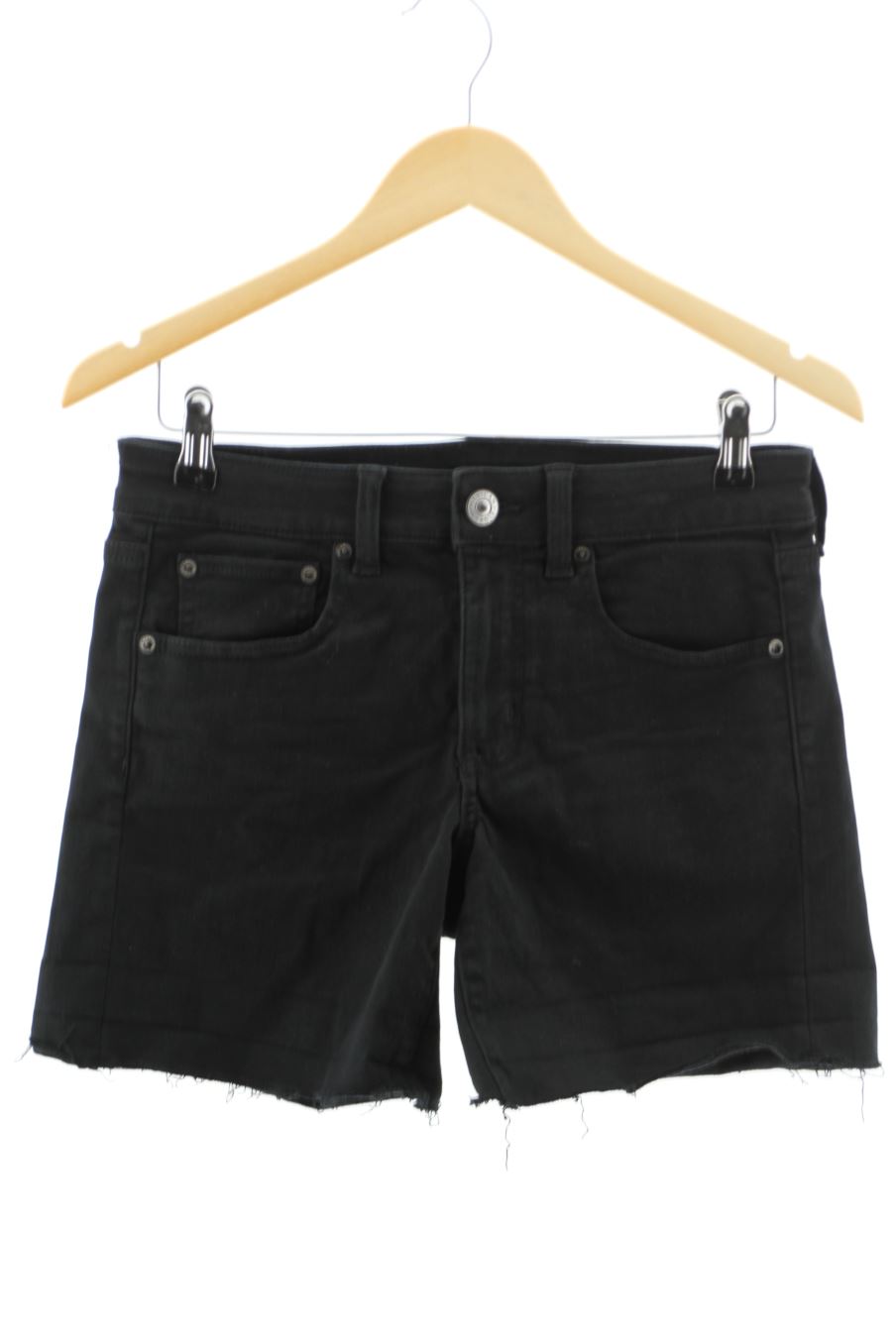 Kurze Hose von American Eagle Größe 38, Farbe Schwarz, aus Jeanskleidung für
