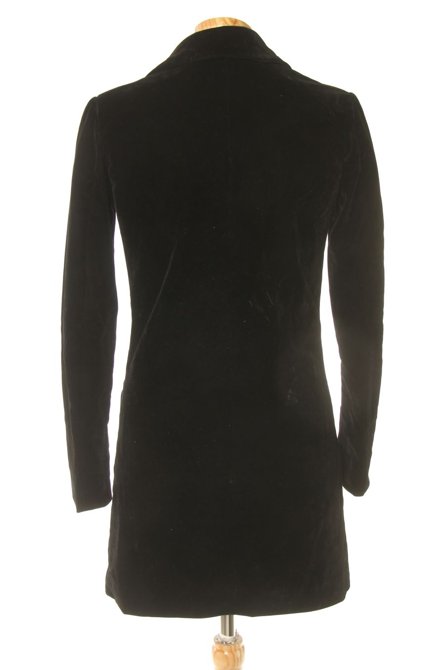 Manteau Boohoo de la taille 36, de couleur noir de velours