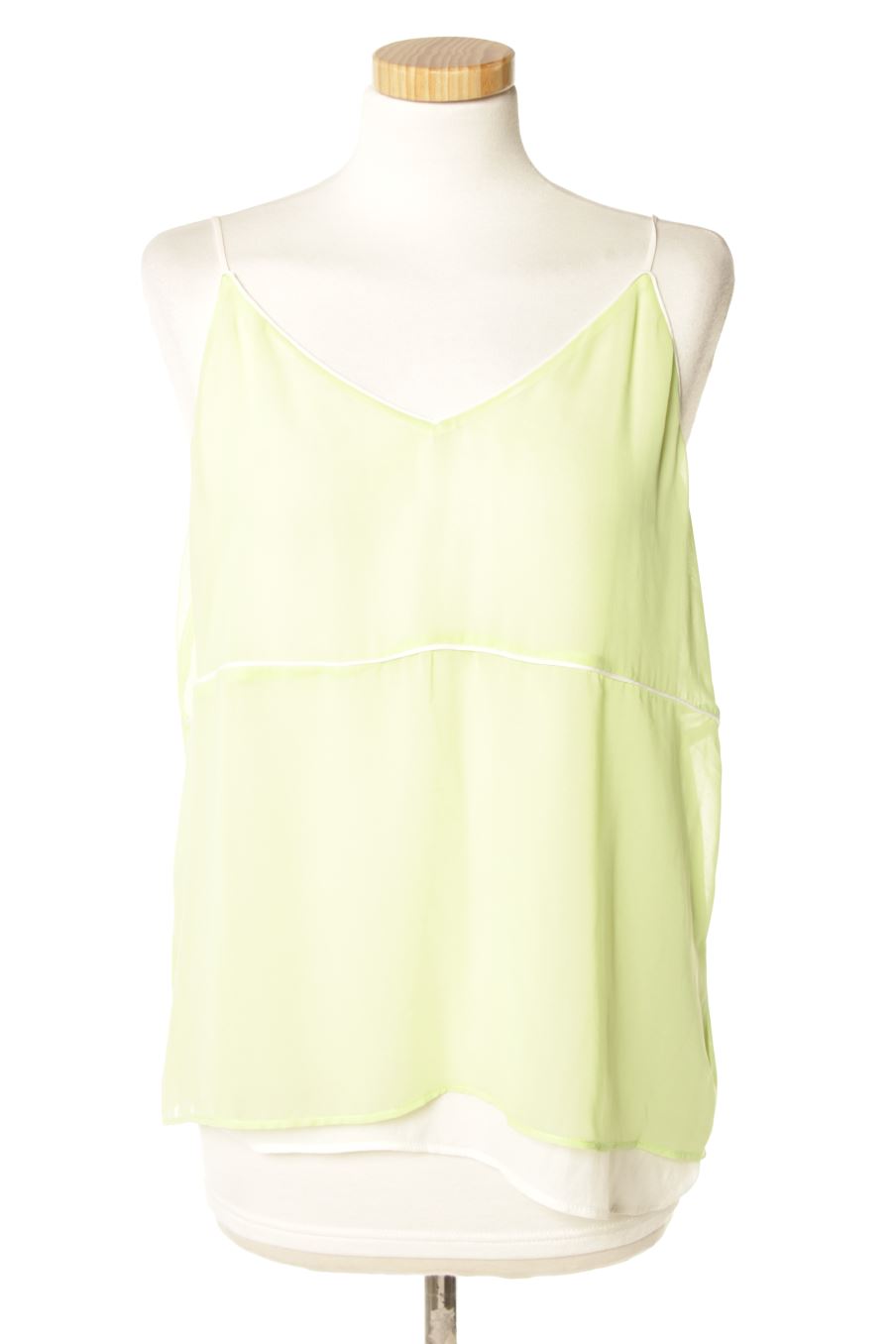 Top Zara de la taille L, de couleur vert