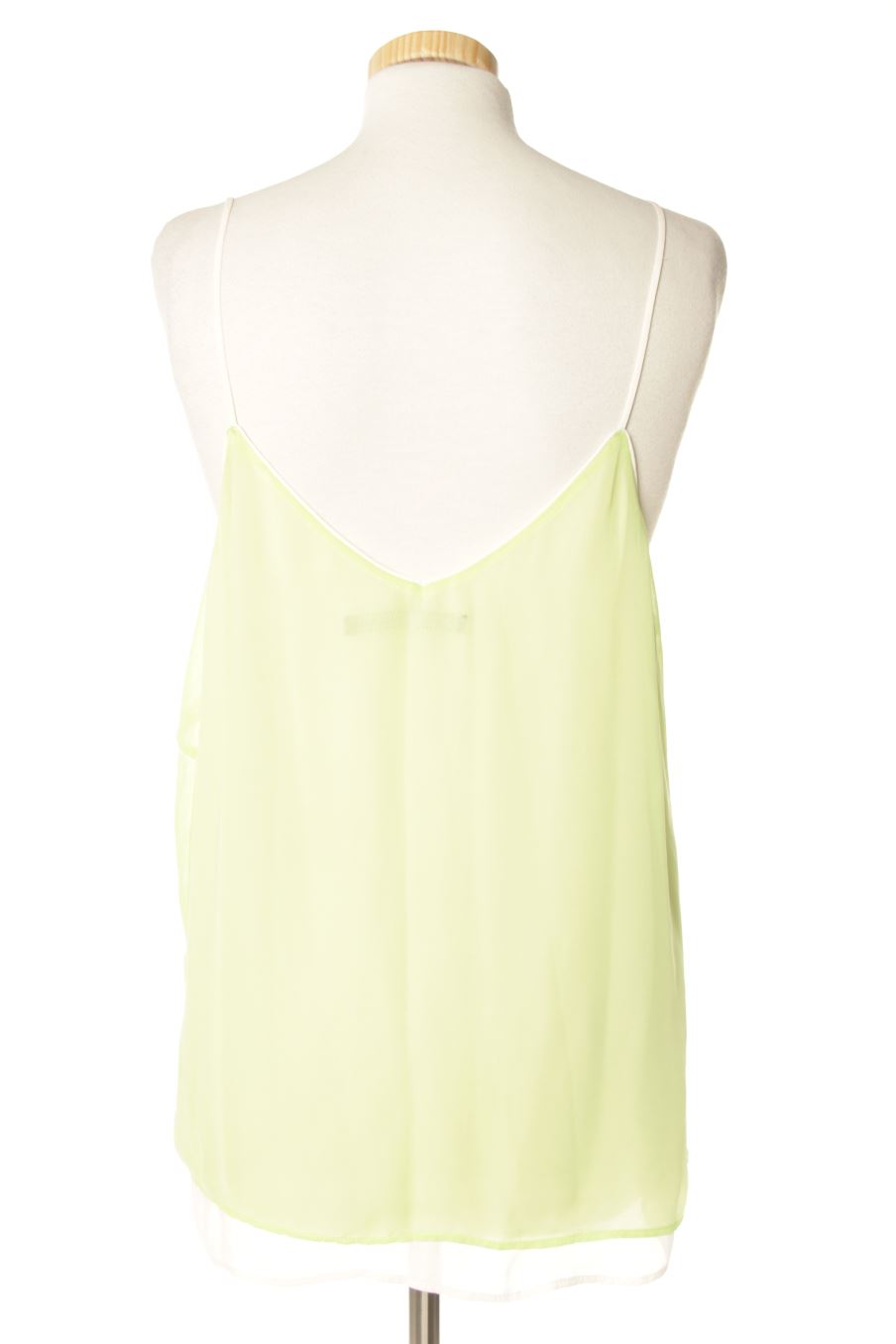 Top Zara de la taille L, de couleur vert