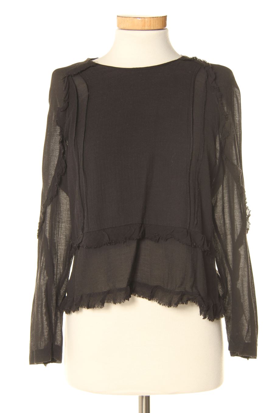 Blouse à manches longues BIMBA Y LOLA de la taille M, de couleur noir