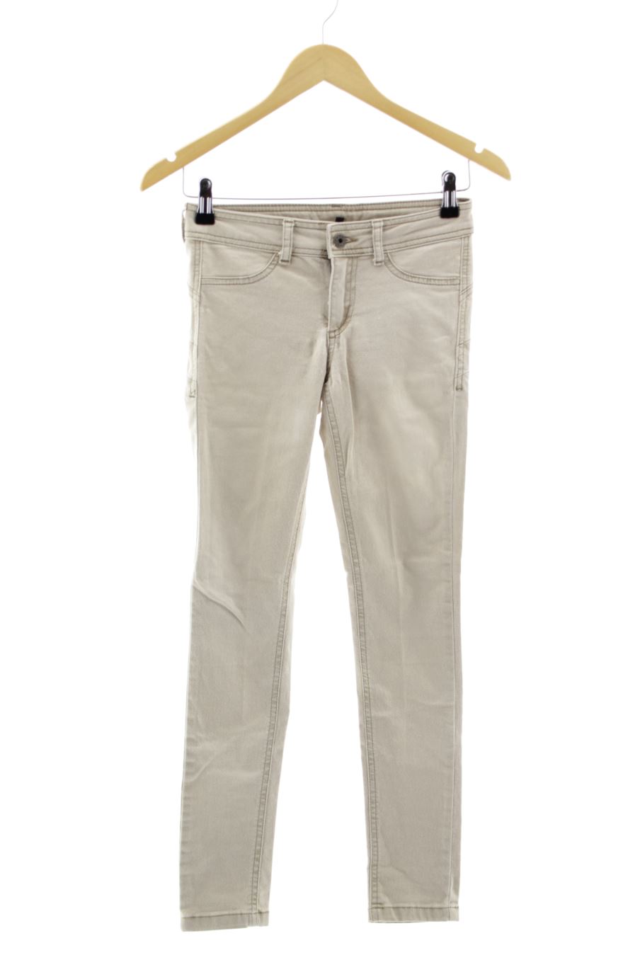 Jeans Calzedonia de la taille XS, de couleur beige de denim