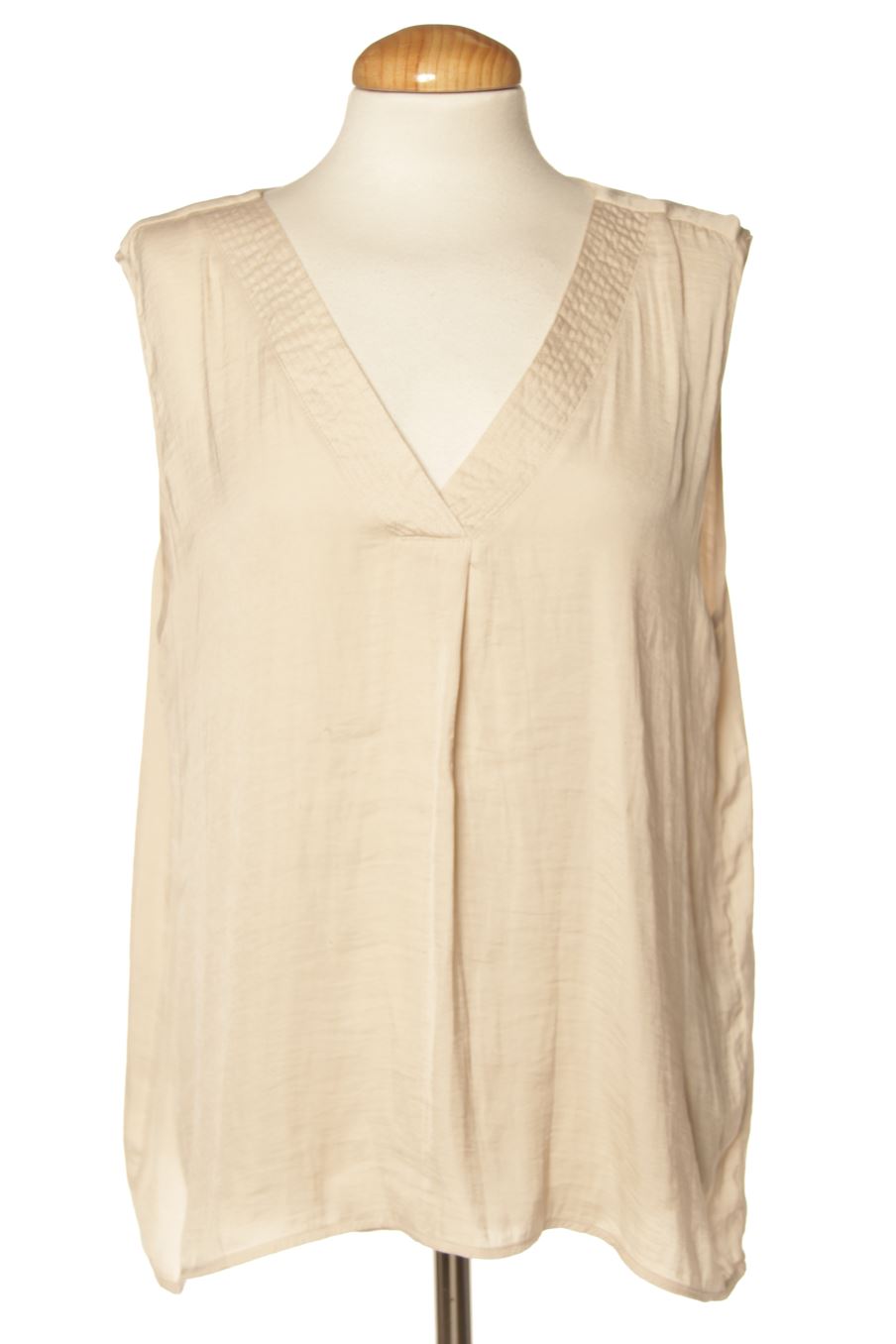 Blouse à manches courtes Sfera de la taille L, de couleur beige