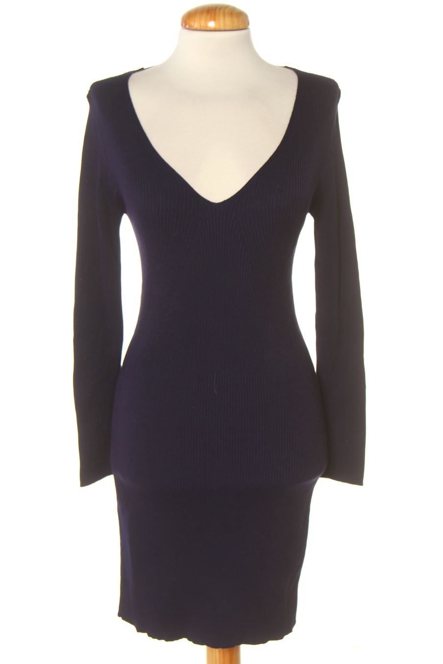 Vestido casual de Stradivarius de la talla S, de color azul marino