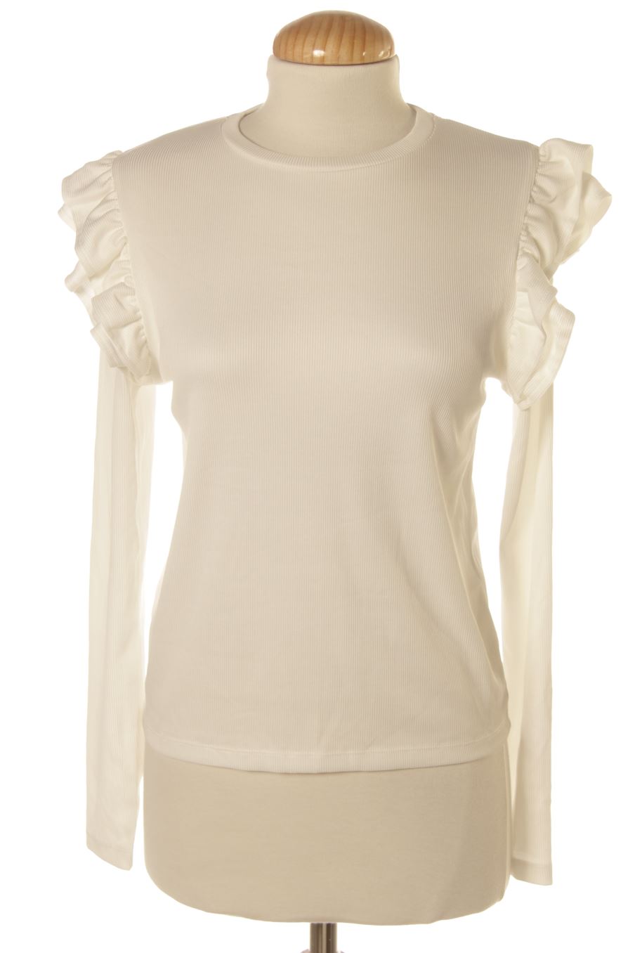 Langärmeliges T-Shirt von PERCENTIL Größe S, Farbe Weiss, für