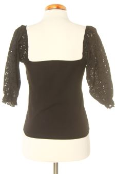 Blusa de manga corta M Mango