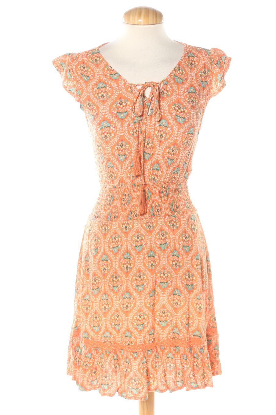Vestido casual de Springfield de la talla 36, de color flores