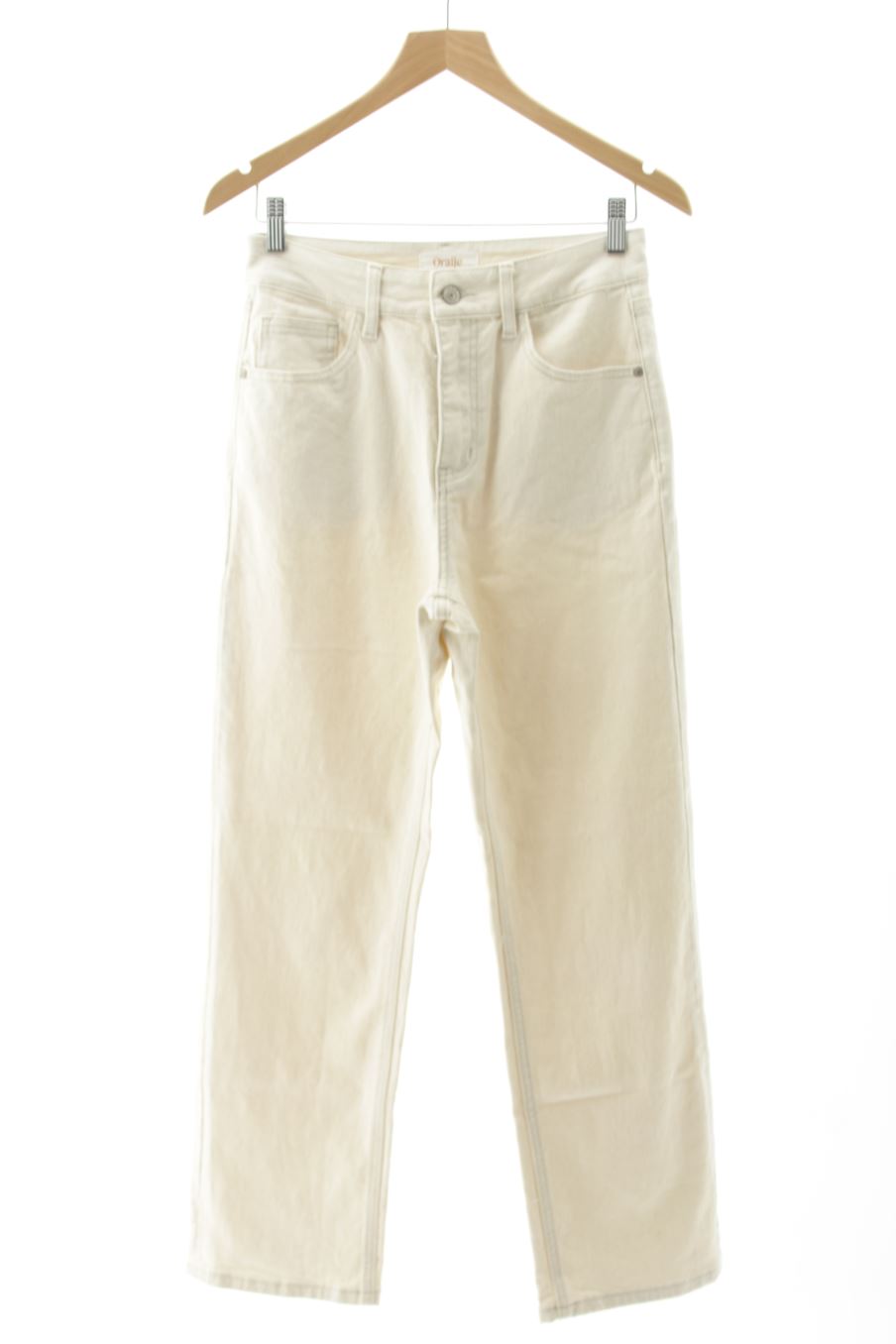 Jeans Oraije de la taille 38, de couleur beige de denim