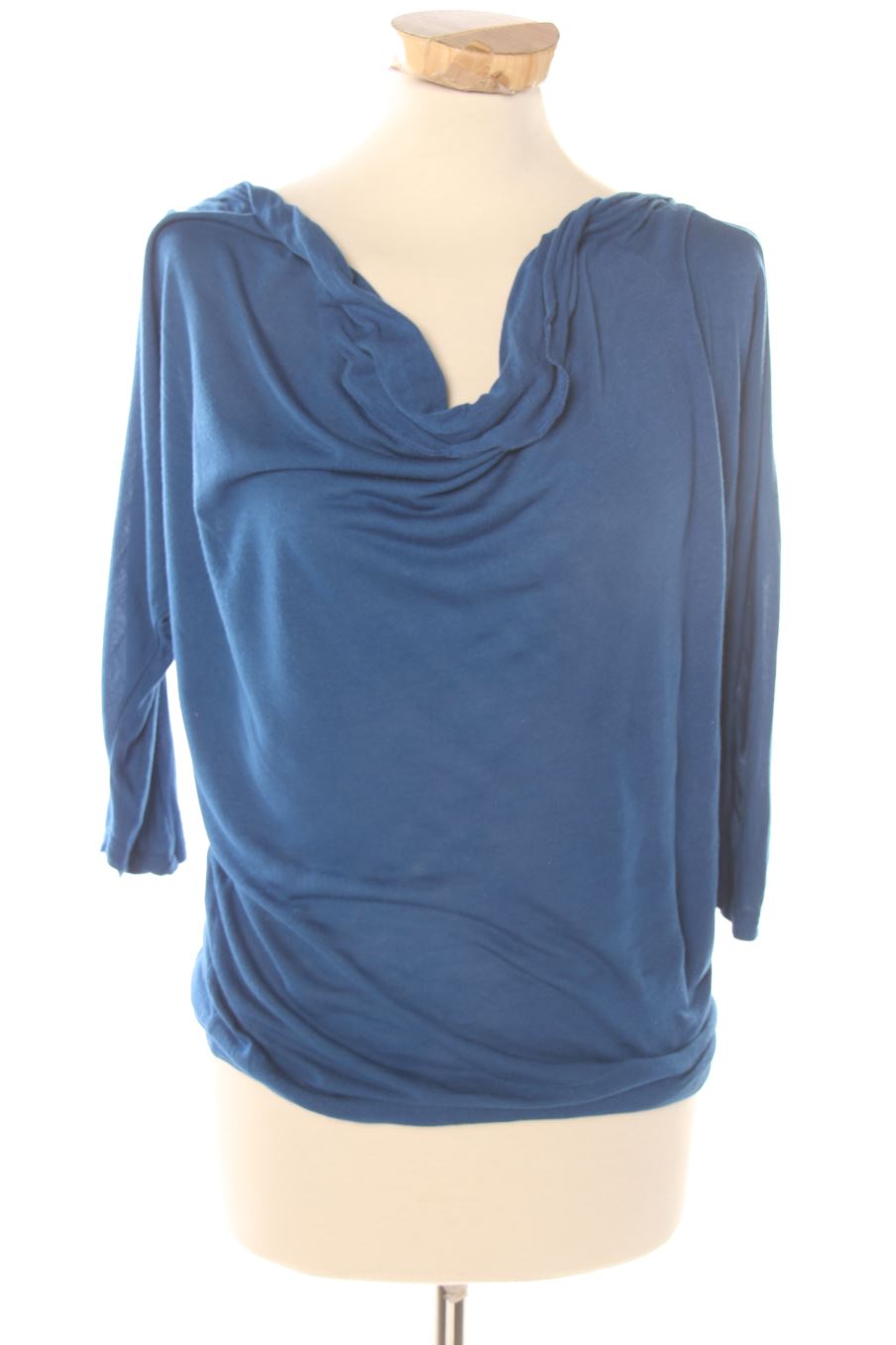 T-shirt à manches longues Bershka de la taille S, de couleur bleu
