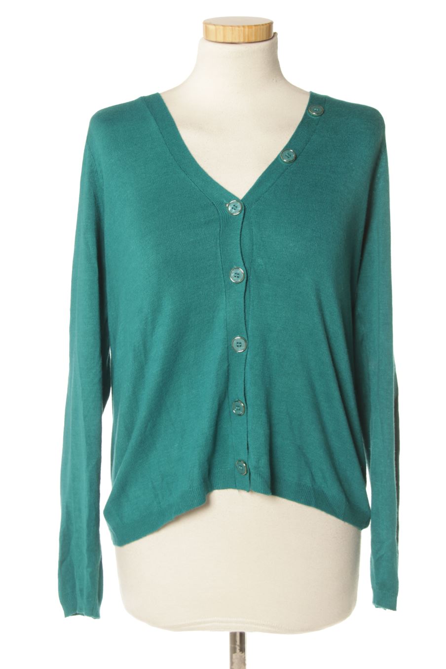 Gilet Naf Naf de la taille M, de couleur turquoise
