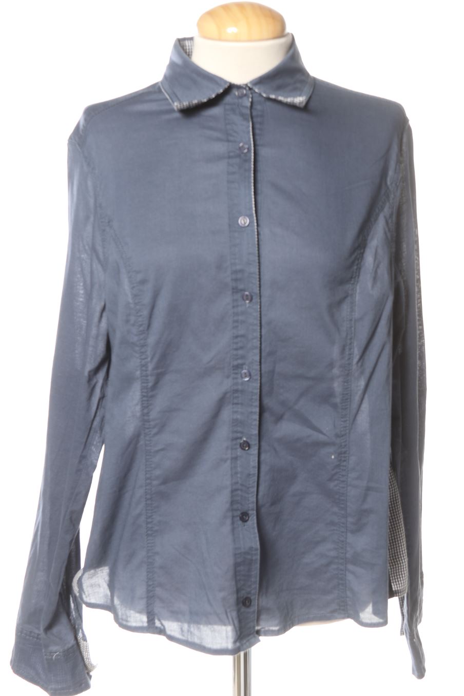 Camicia de Miao de la talla SUPER XXL, de color blu oltremare