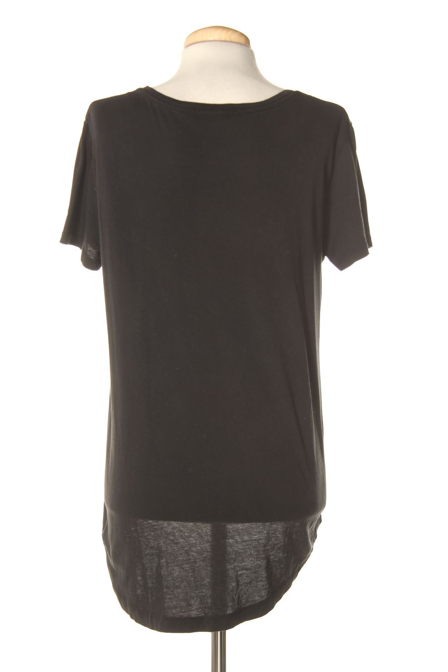 Camiseta de Zara de la talla S, de color negro