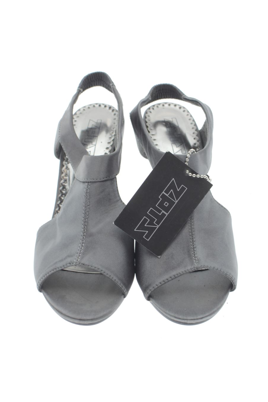 Sandalias tacon de ZPTS de la talla 39, de color gris de