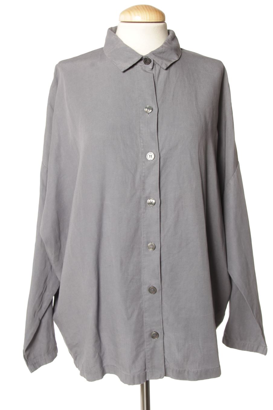 Camisa de Zara de la talla M, de color gris