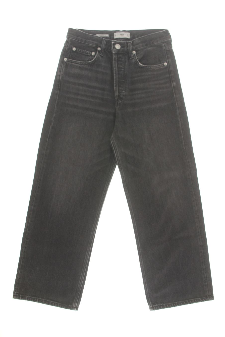 Vaqueros de Mango de la talla 38, de color negro de ropa vaquera