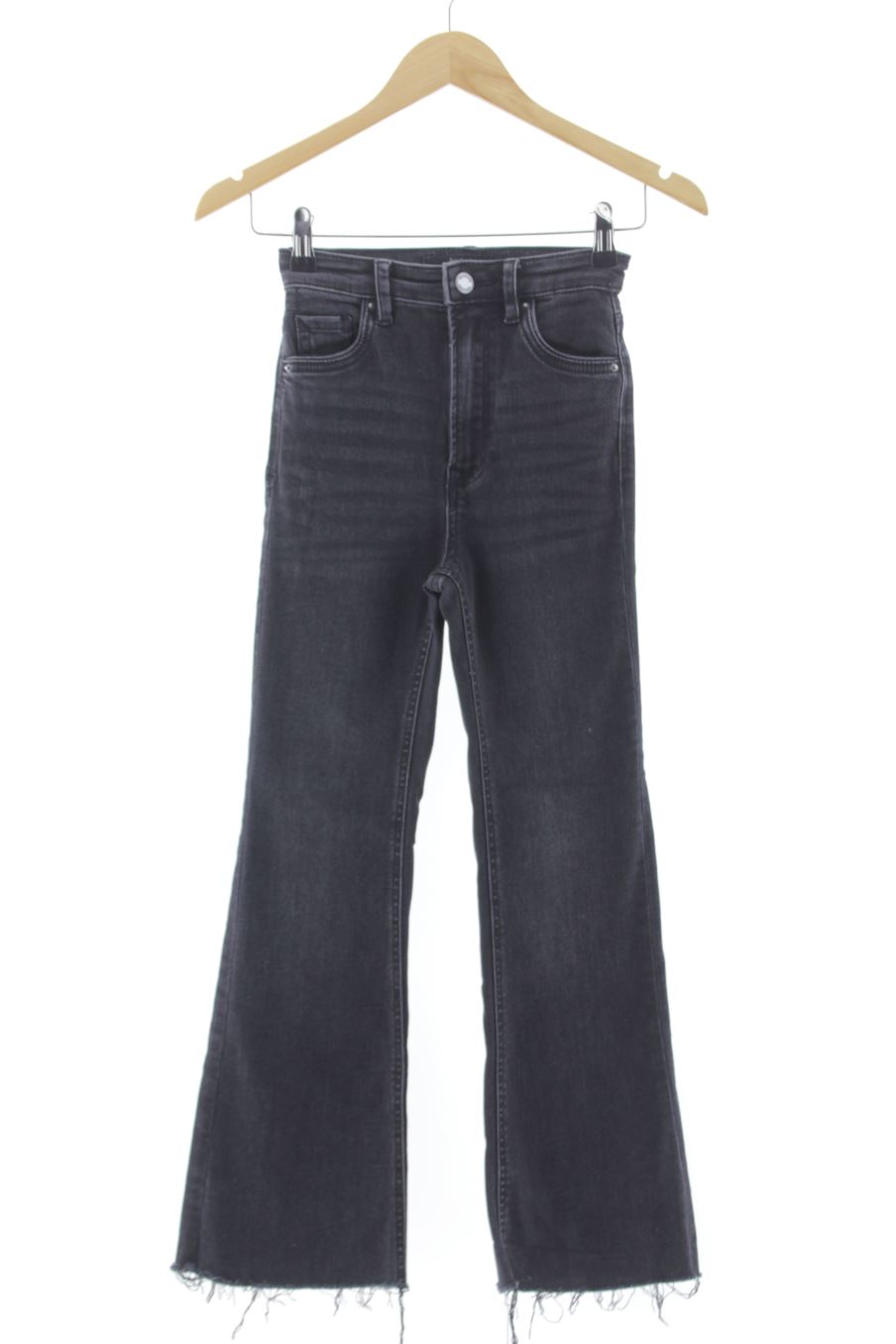 Vaquero de Stradivarius de la talla 32 de color negro de ropa vaquera