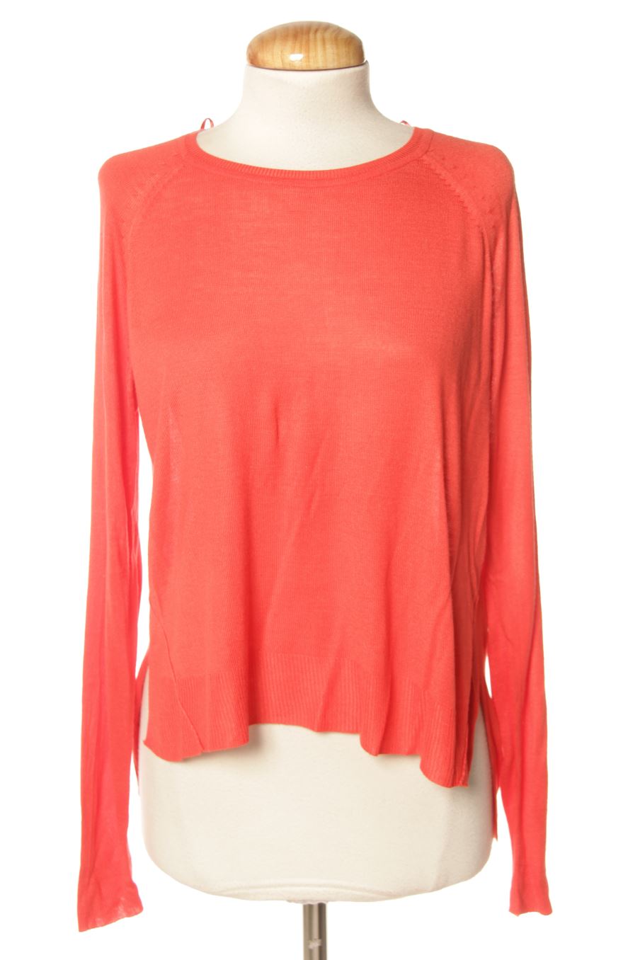 Pull Zara de la taille S, de couleur corail