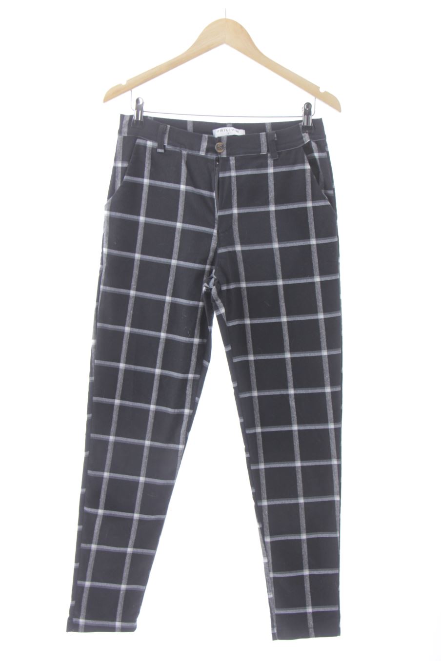 Pantalon FRILIVIN de la taille L, de couleur carreaux
