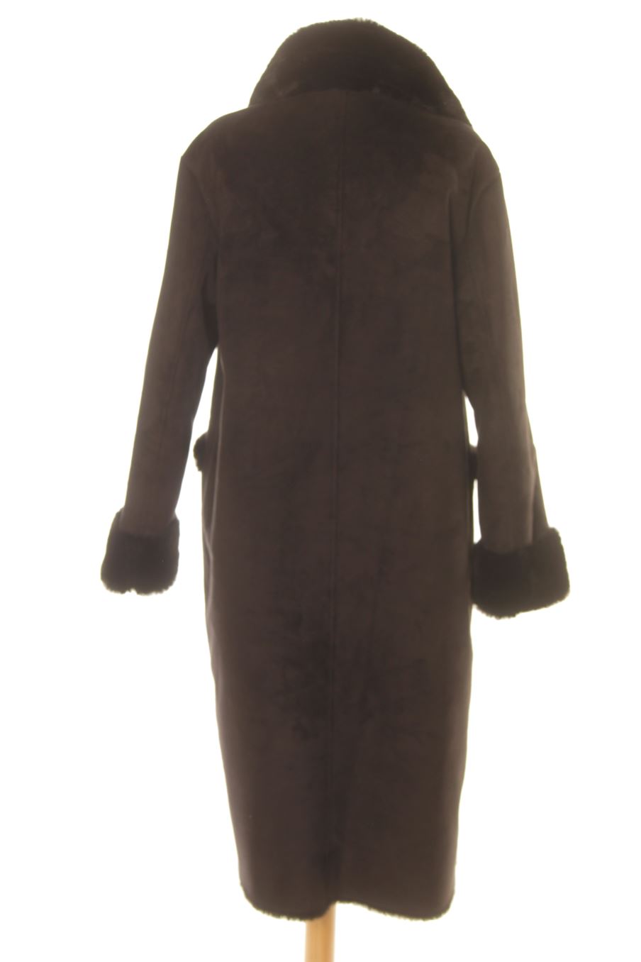 Abrigo de Derhy de la talla S, de color negro de sintético