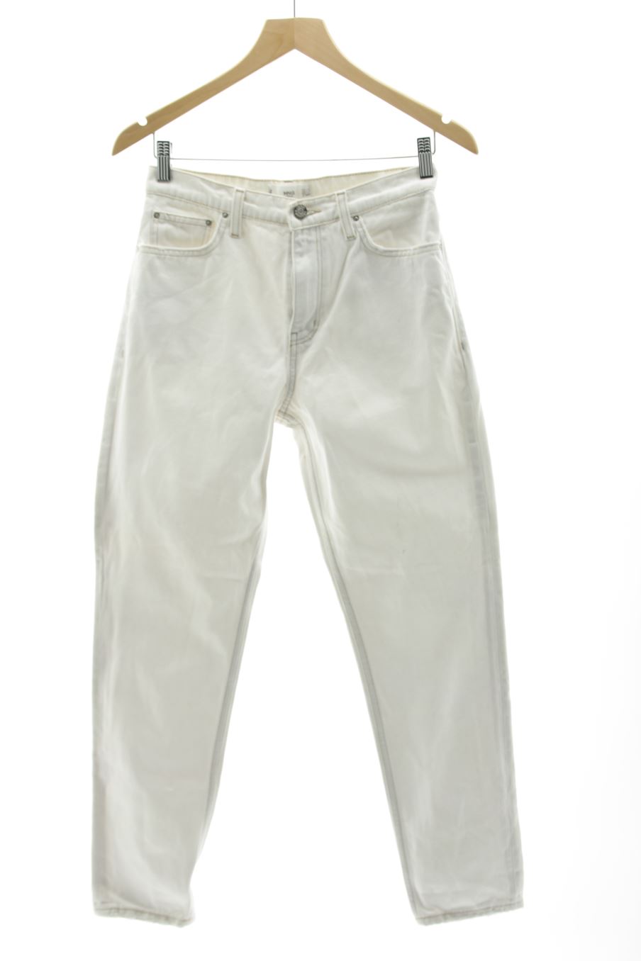 Jeans de Mango de la talla 34, de color bianco