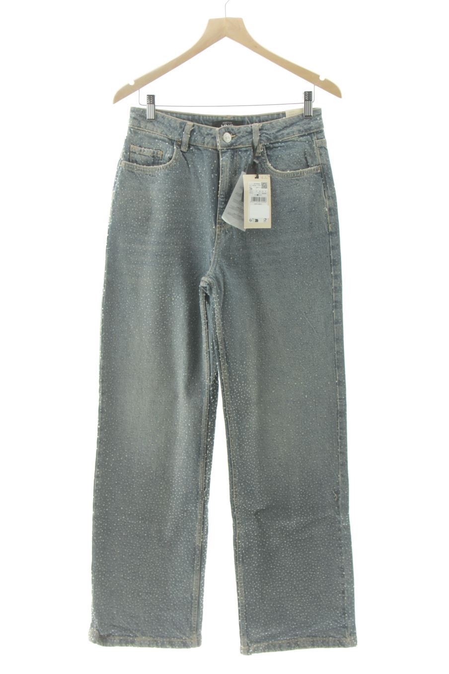 Vaquero de Mango de la talla 36, de color azul de ropa vaquera