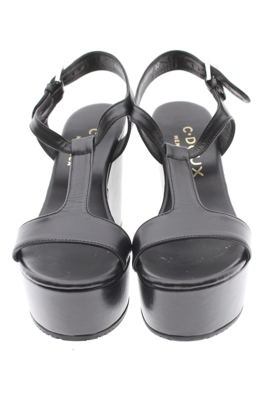 Plataformas de C.doux de la talla 37, de color negro de