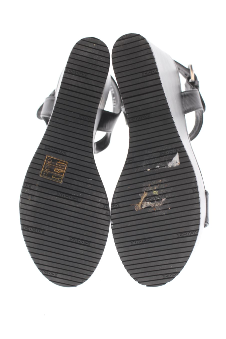 Plataformas de C.doux de la talla 37, de color negro de