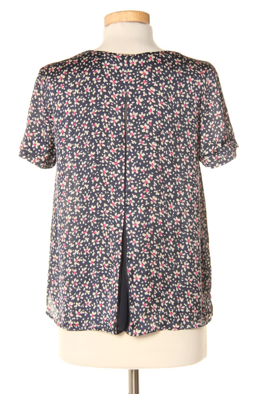 Blusa de manga corta de Zara de la talla XS, de color flores