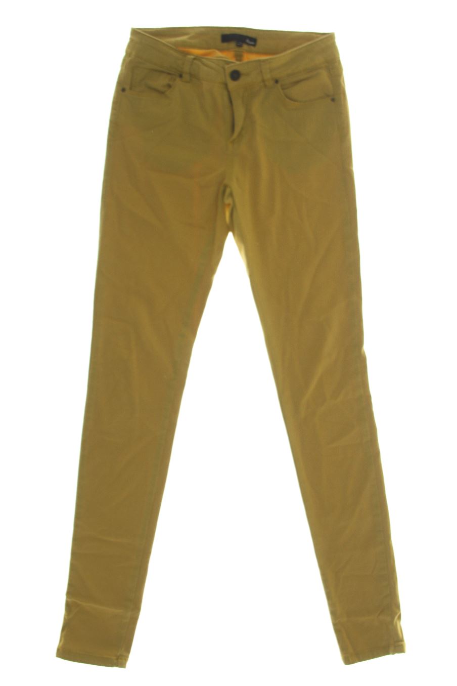 Jeans Etam de la taille 36, de couleur moutarde de denim