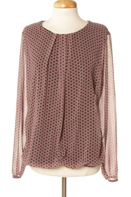 Blusa a maniche lunghe
