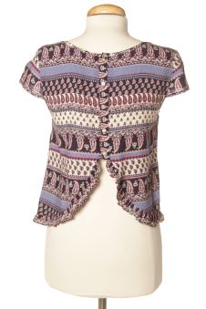 Kurzärmelige Bluse 36 Springfield