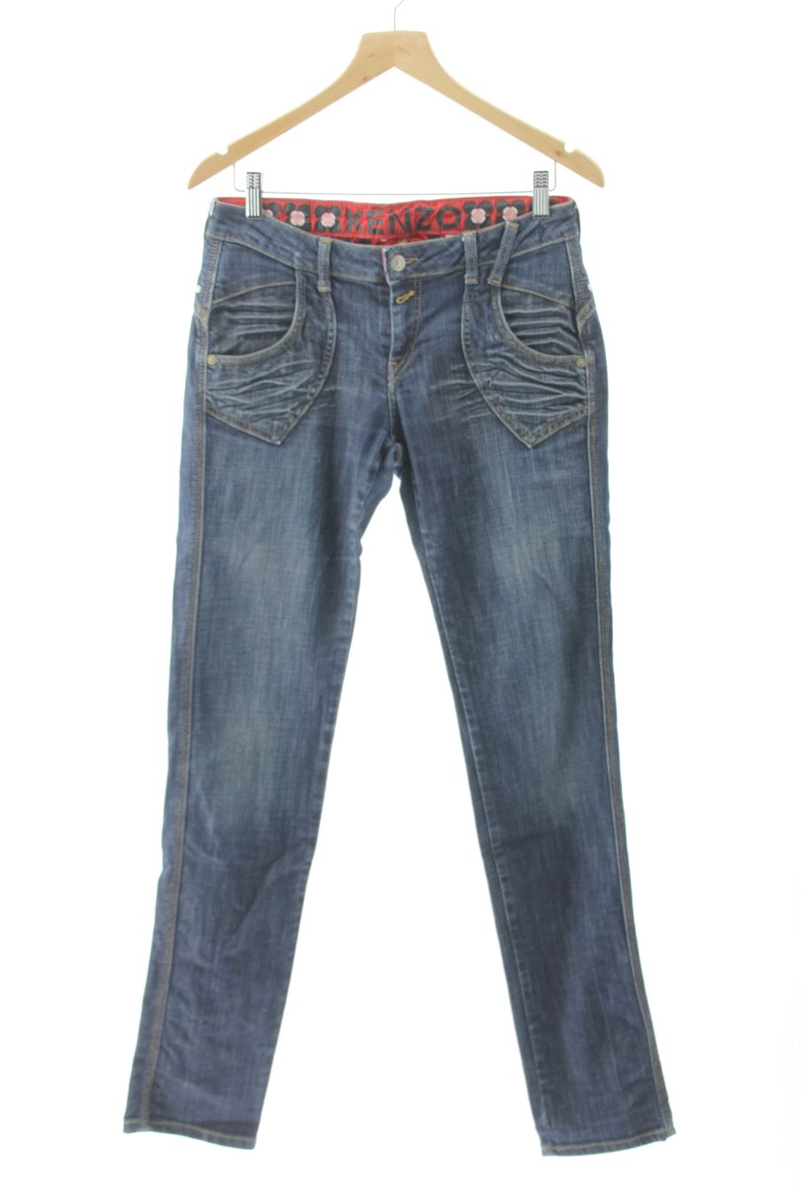 Jeans kenzo de la taille 40, de couleur bleu de denim