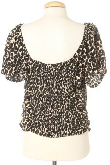 Blouse à manches courtes L H&M