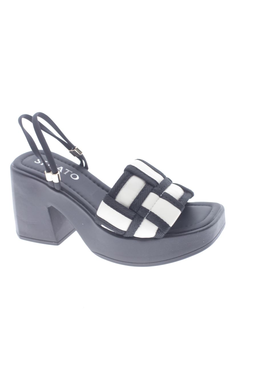 Sandalias tacon de SIJIATO de la talla 36, de color nero