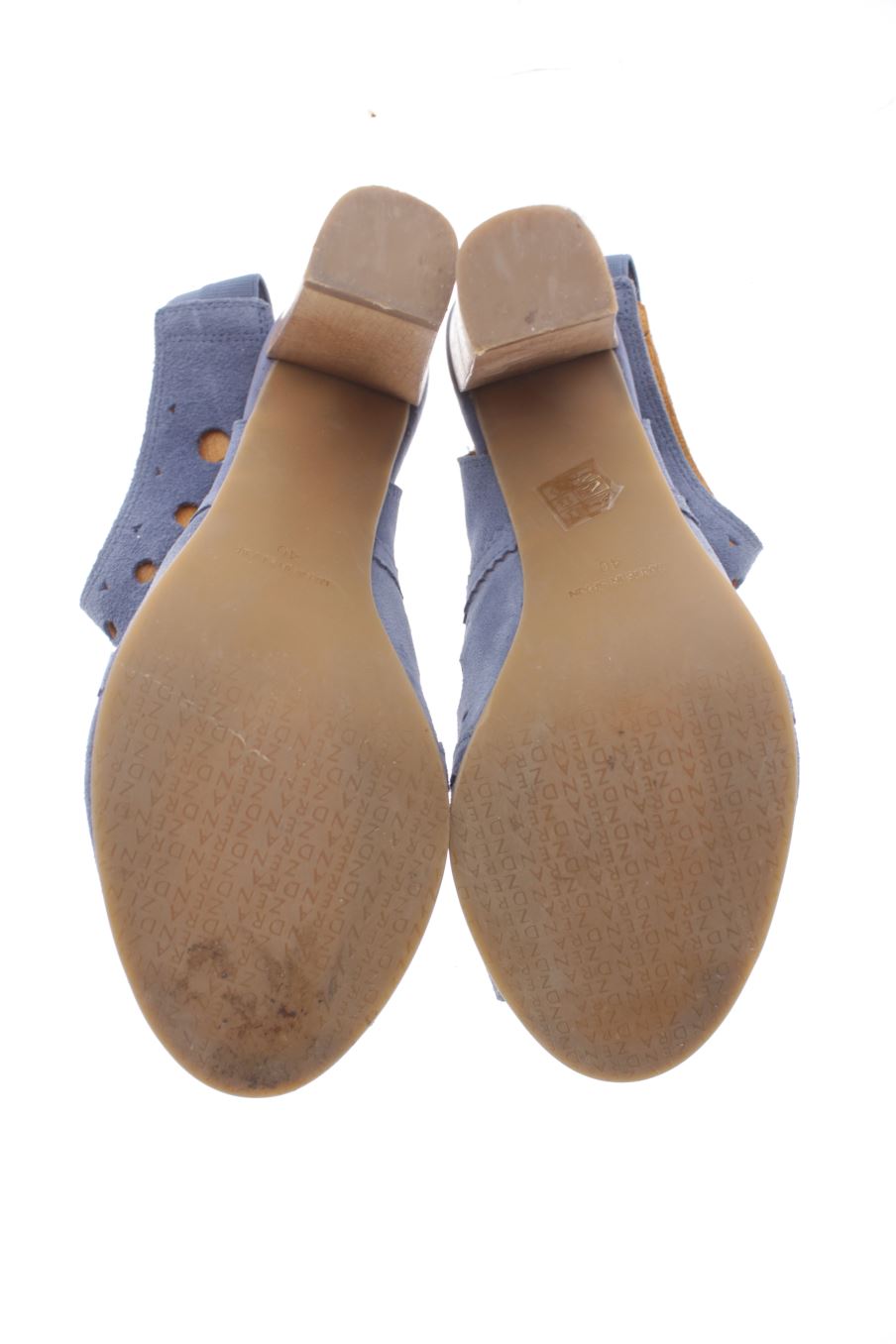 Botines de Zendra de la talla 40, de color azul de