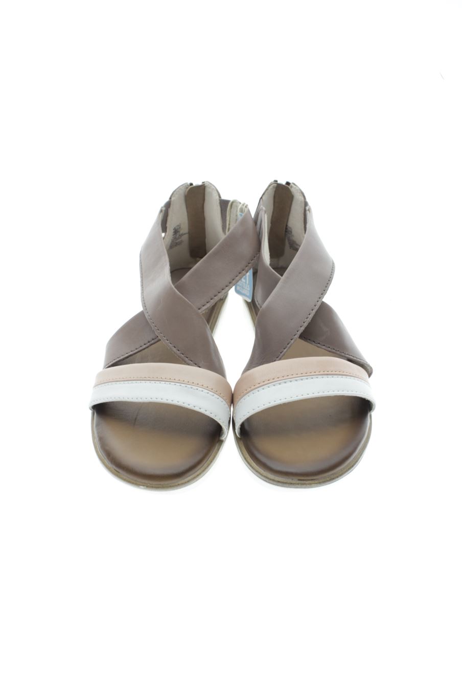 Sandalias planas de Jana de la talla 39, de color gris de
