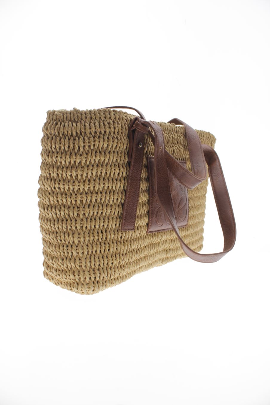 Bolso de Hombro Beige de PERCENTIL