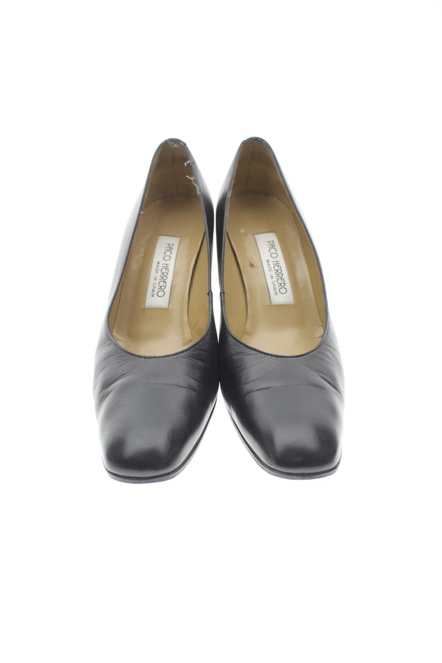 Zapatos de tacon de Paco Herrero de la talla 37, de color negro de
