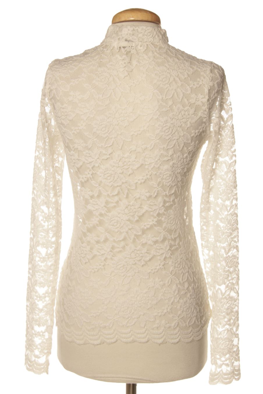 Blouse à manches longues Okeysi de la taille S, de couleur blanc