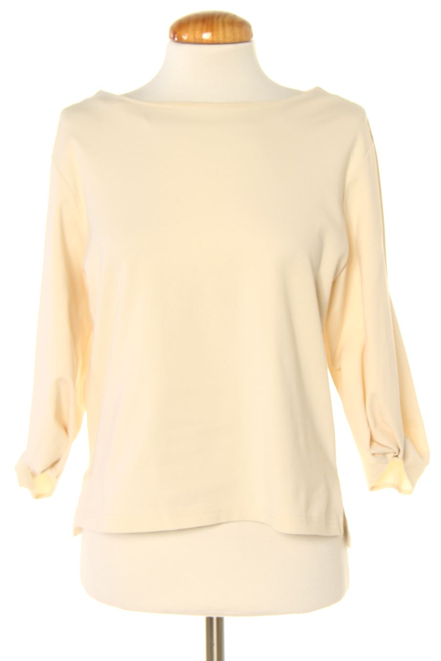 Blusa de manga larga de LILI SIDONIO de la talla XS, de color beige