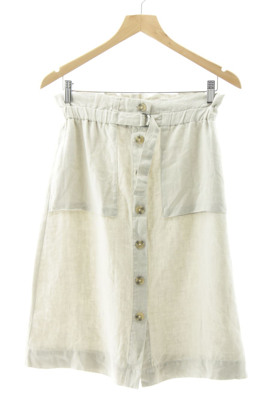 Aufwändiger Rock von Caroll Größe 36, Farbe Beige, für