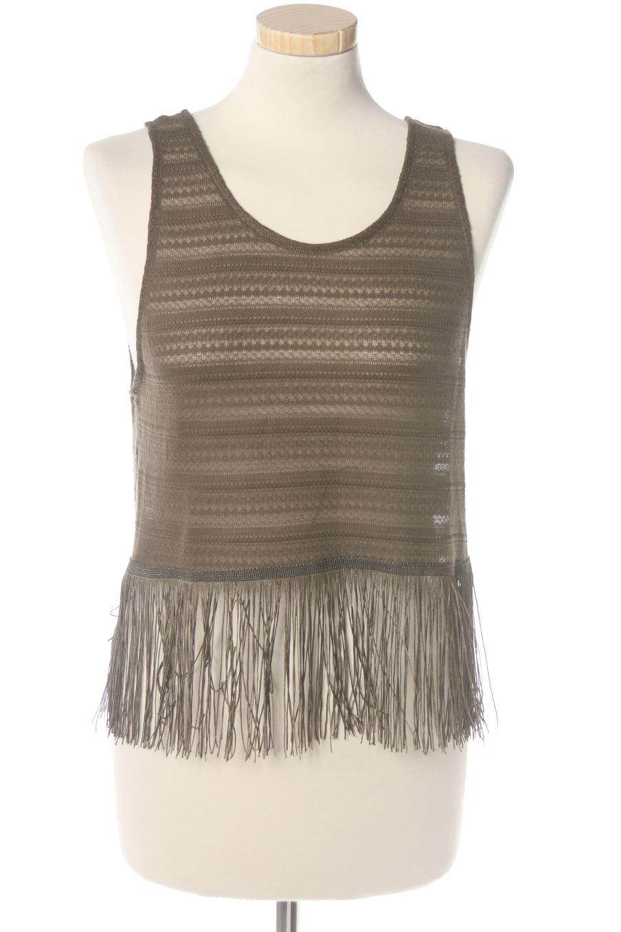 Top de H&M de la talla S, de color verde