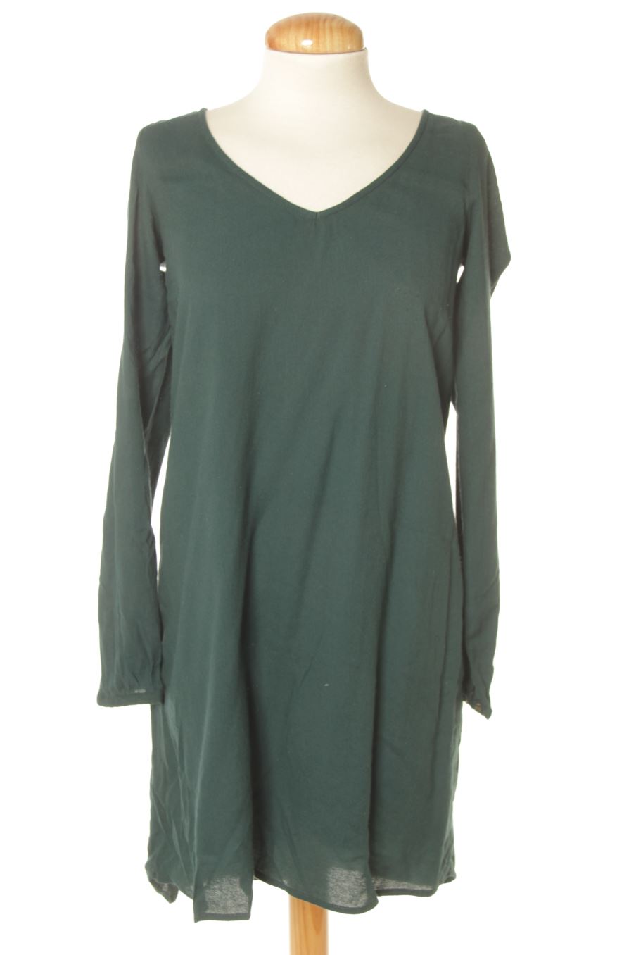 Vestito casual de Trafaluc de la talla S, de color verde