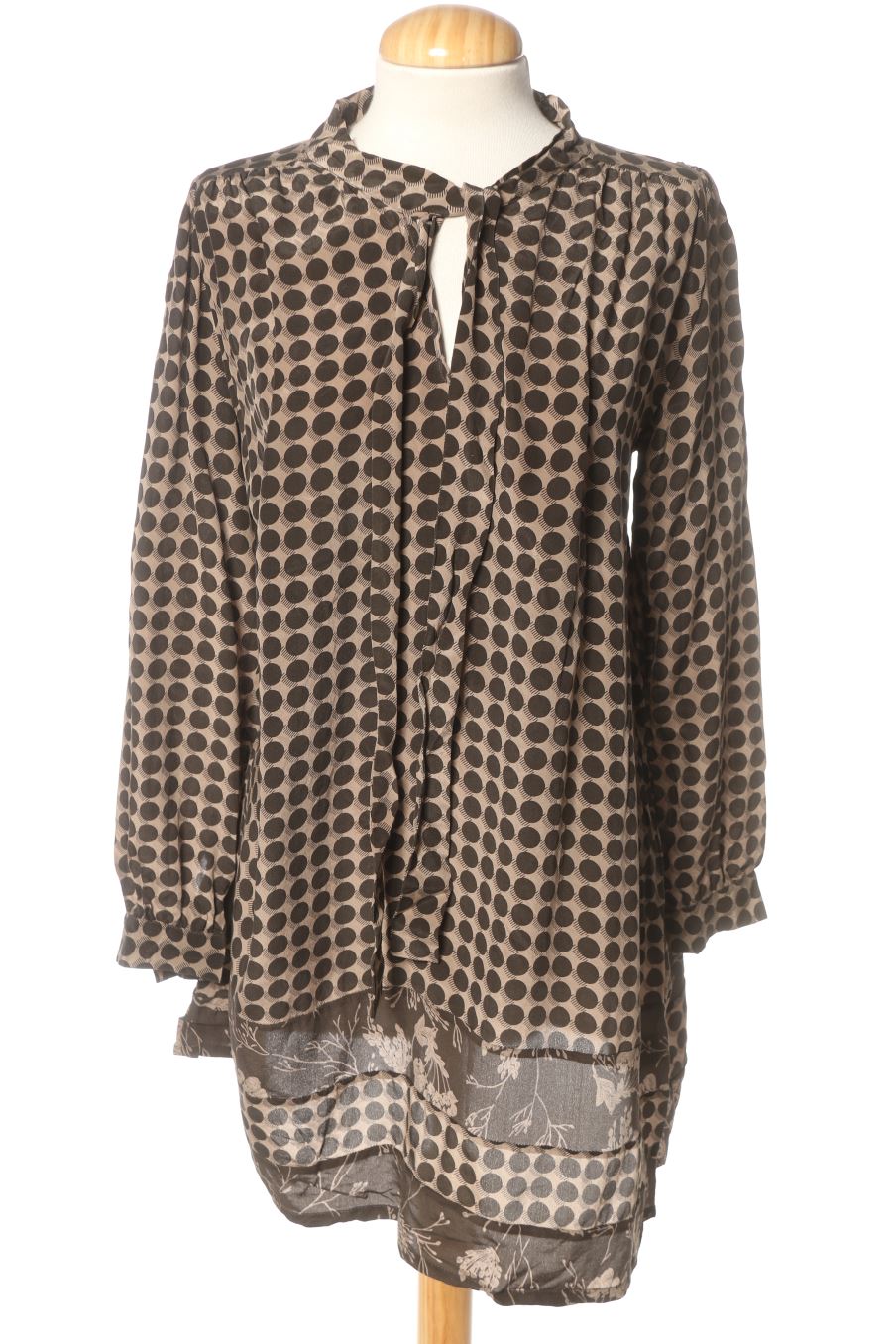 Robe casual Bel Air de la taille S, de couleur imprimés de soie